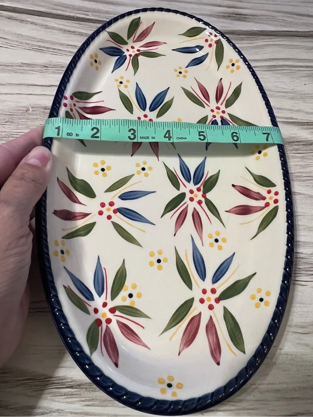 Temp-Tations by Tara Old World Confetti Oval Serving Platters Set of 2
